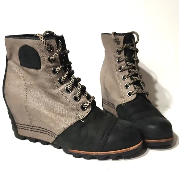 Sorel PDX Wedge Waterproof Booties Women's Size 9.5 EUC! - Picture 3 of 12